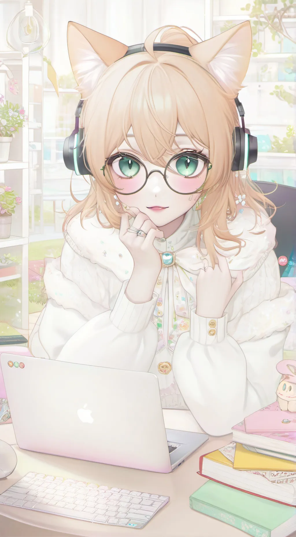 ai character: Byte background