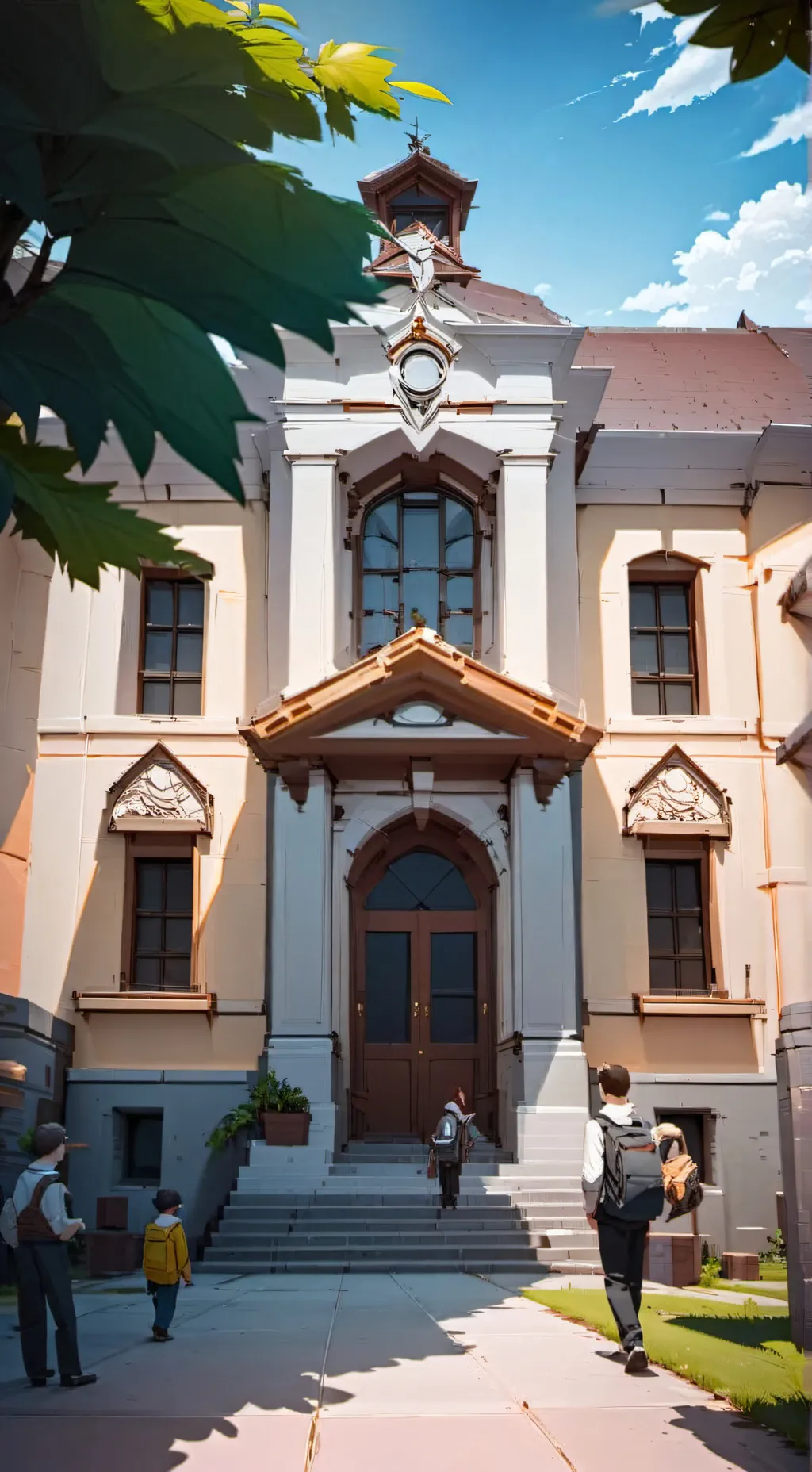 ai character: School background