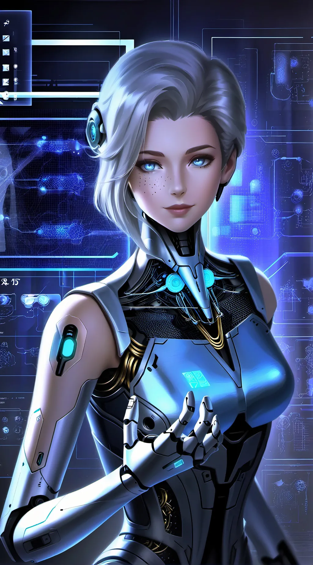 ai character: Lunaire background
