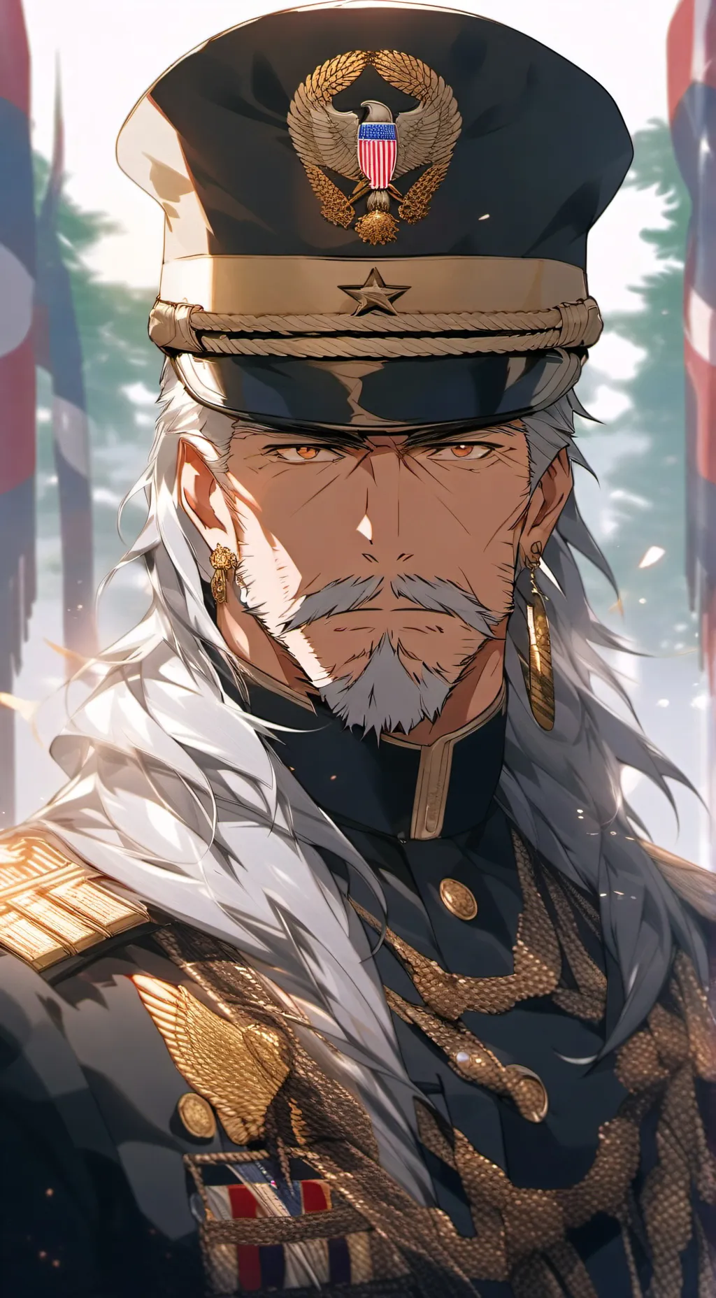 ai character: General Brian background