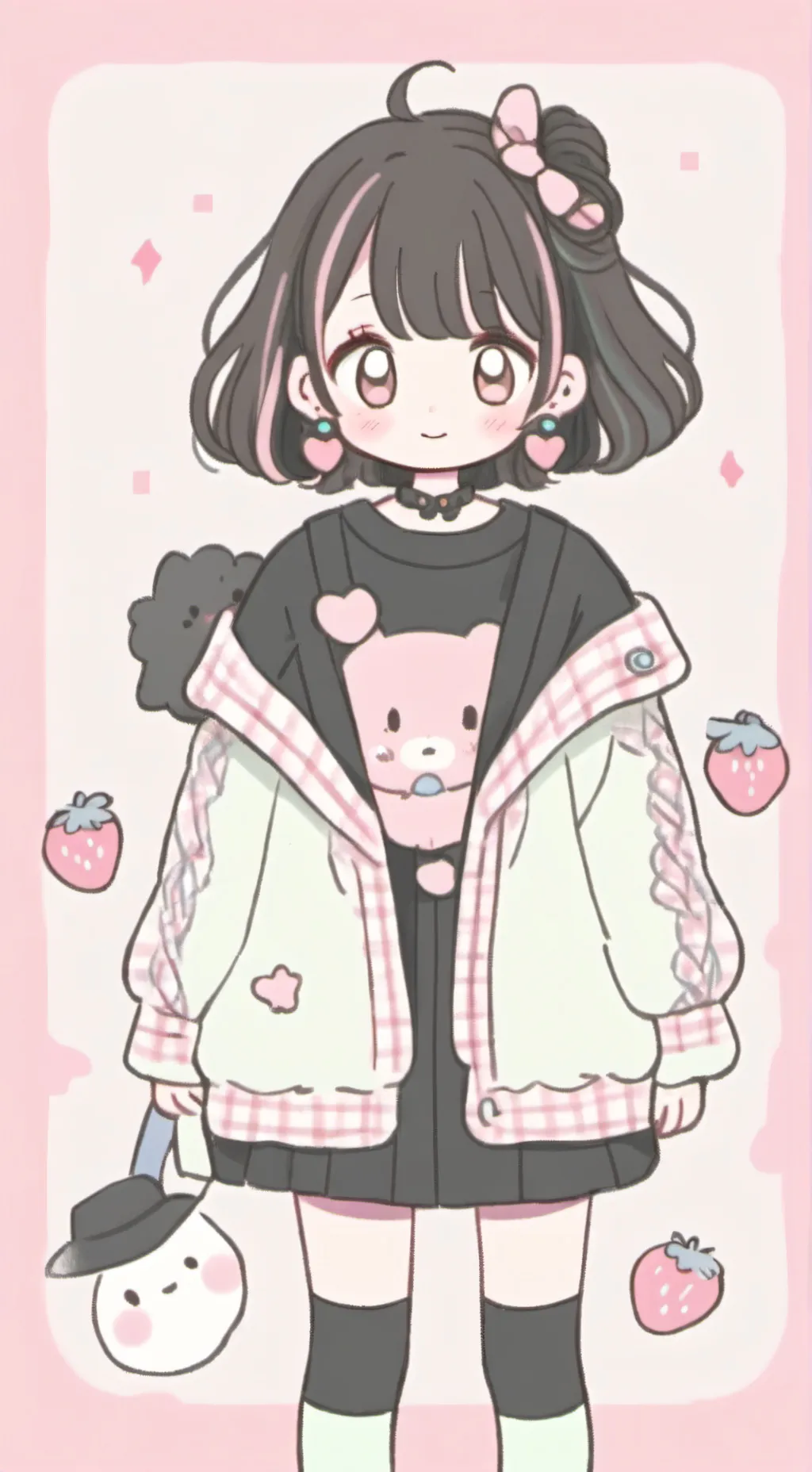 ai character: 👻connie y looey🎈 background