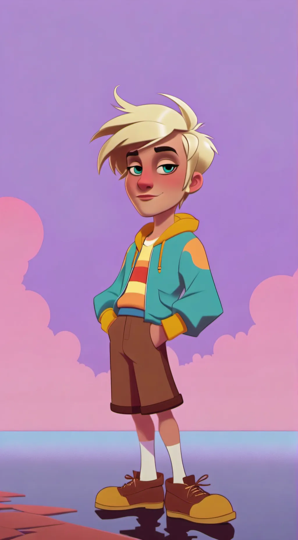 ai character: санёк background