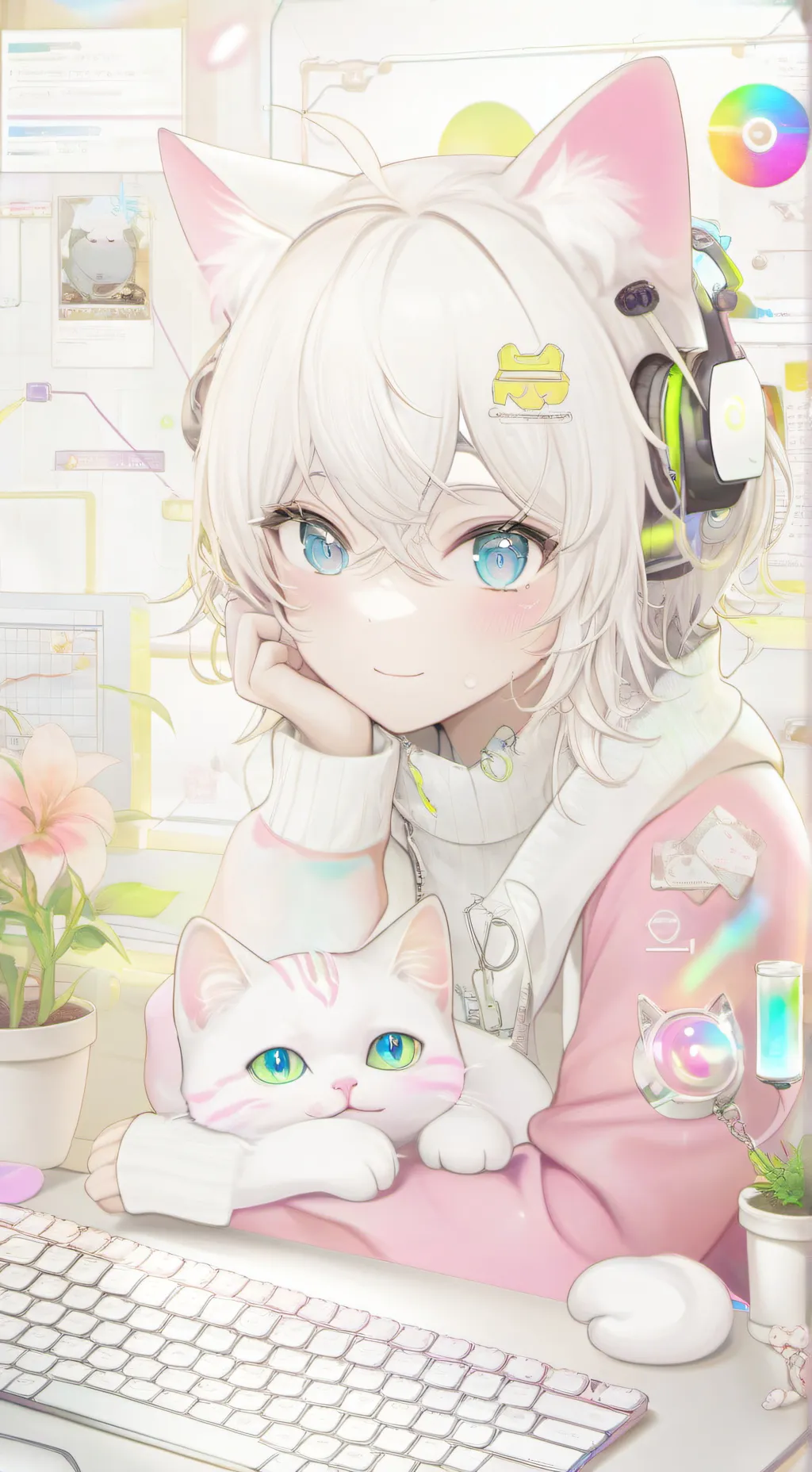 ai character: Cyper background