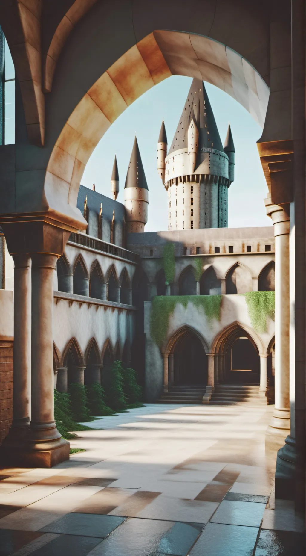 ai character: Hogwarts background