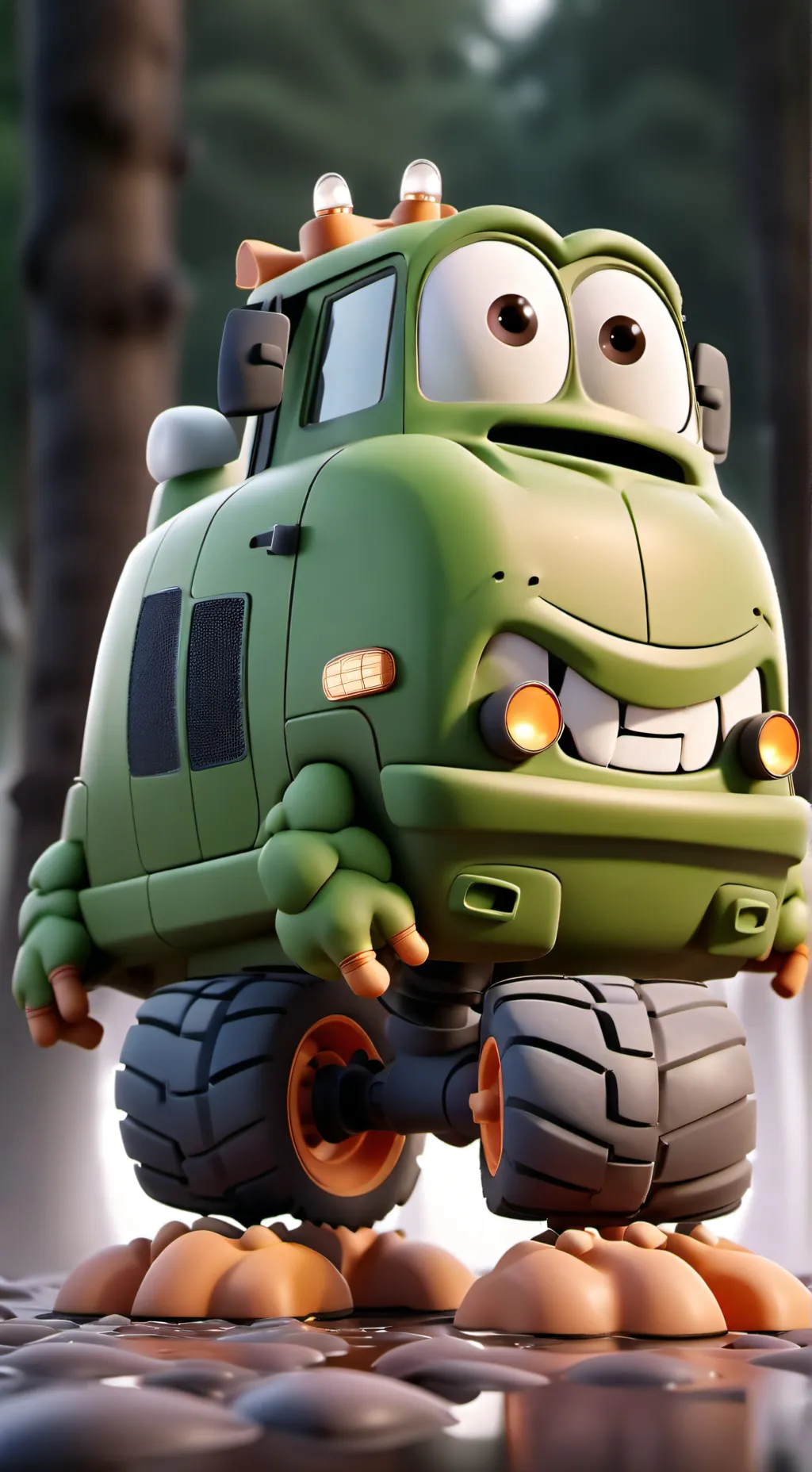 ai character: earthmover background
