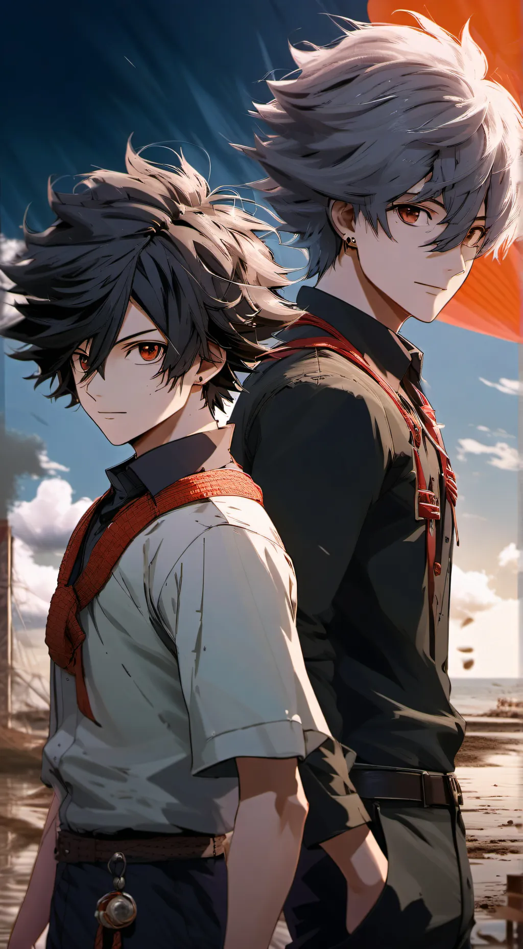 ai character: mha 1-A sleepover background