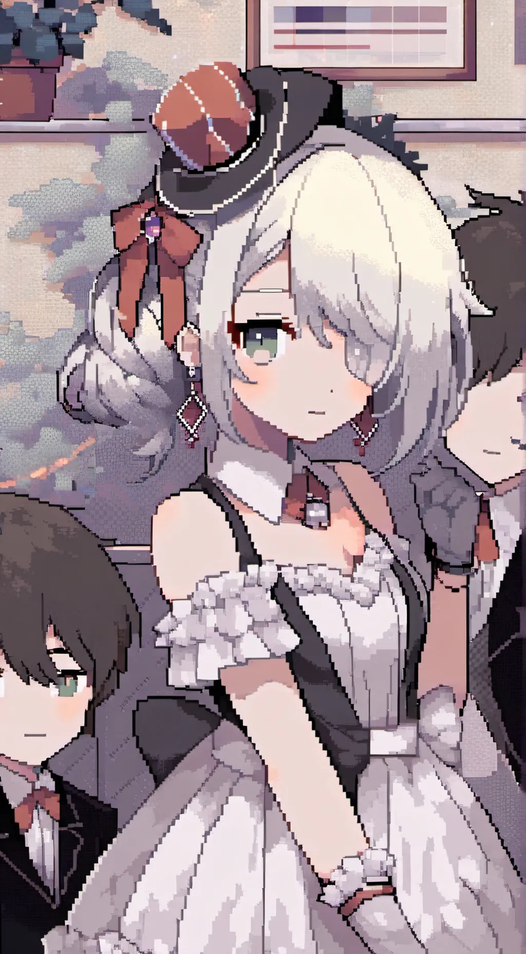 ai character: Mha prom bak&shoto background