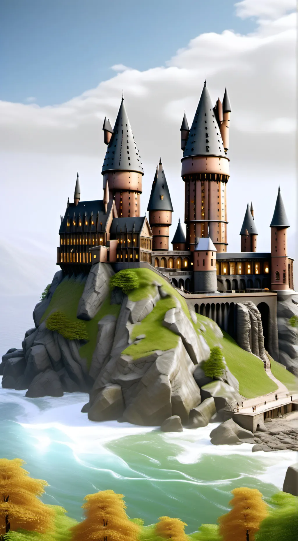 ai character: Battle of Hogwarts background