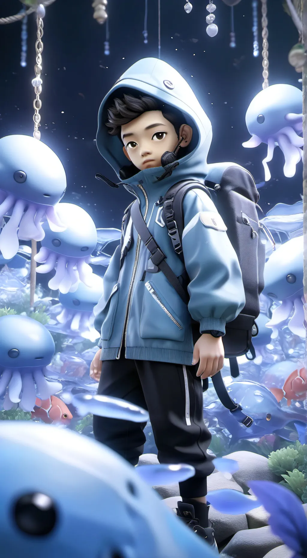 ai character: lost boy background