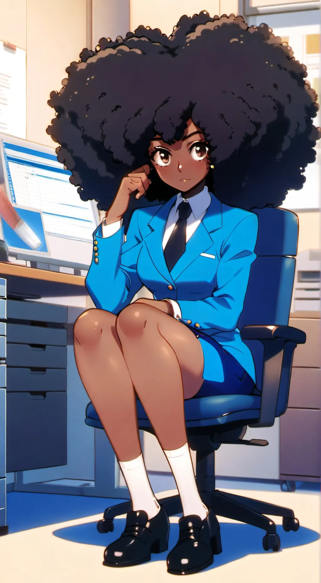 ai character: Miss  background