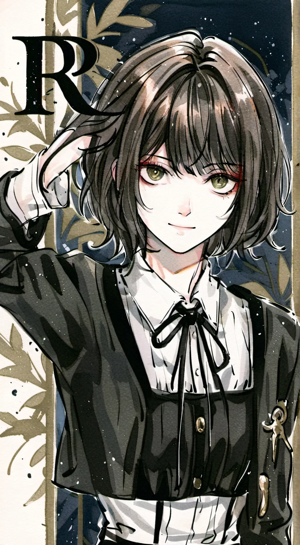 ai character: i spam R background