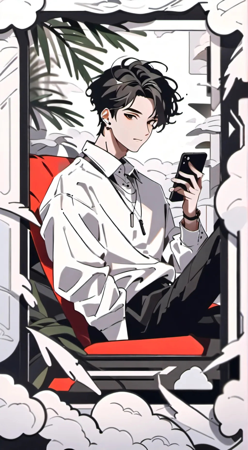 ai character: Волл background
