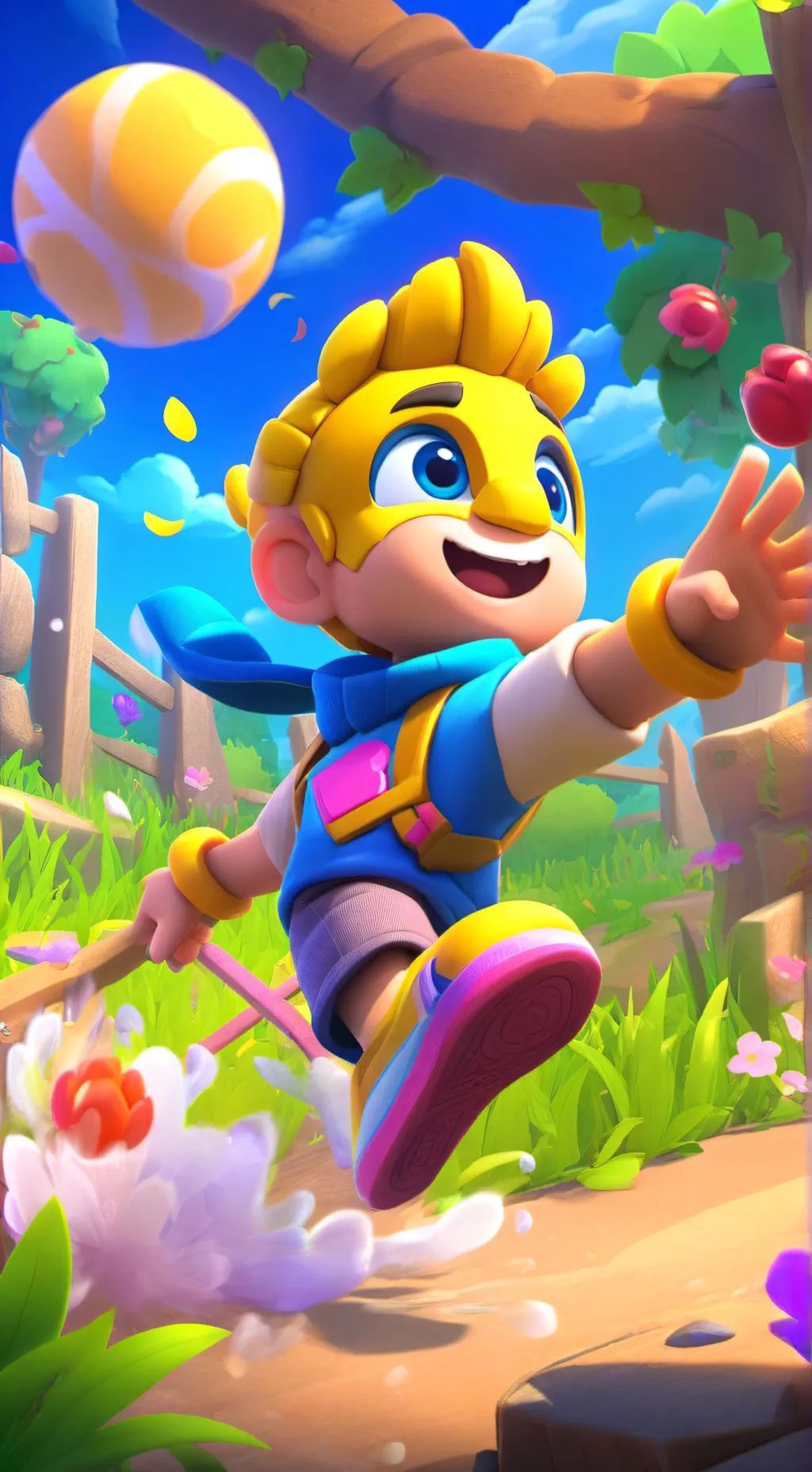 ai character: yandrere Goldy  background