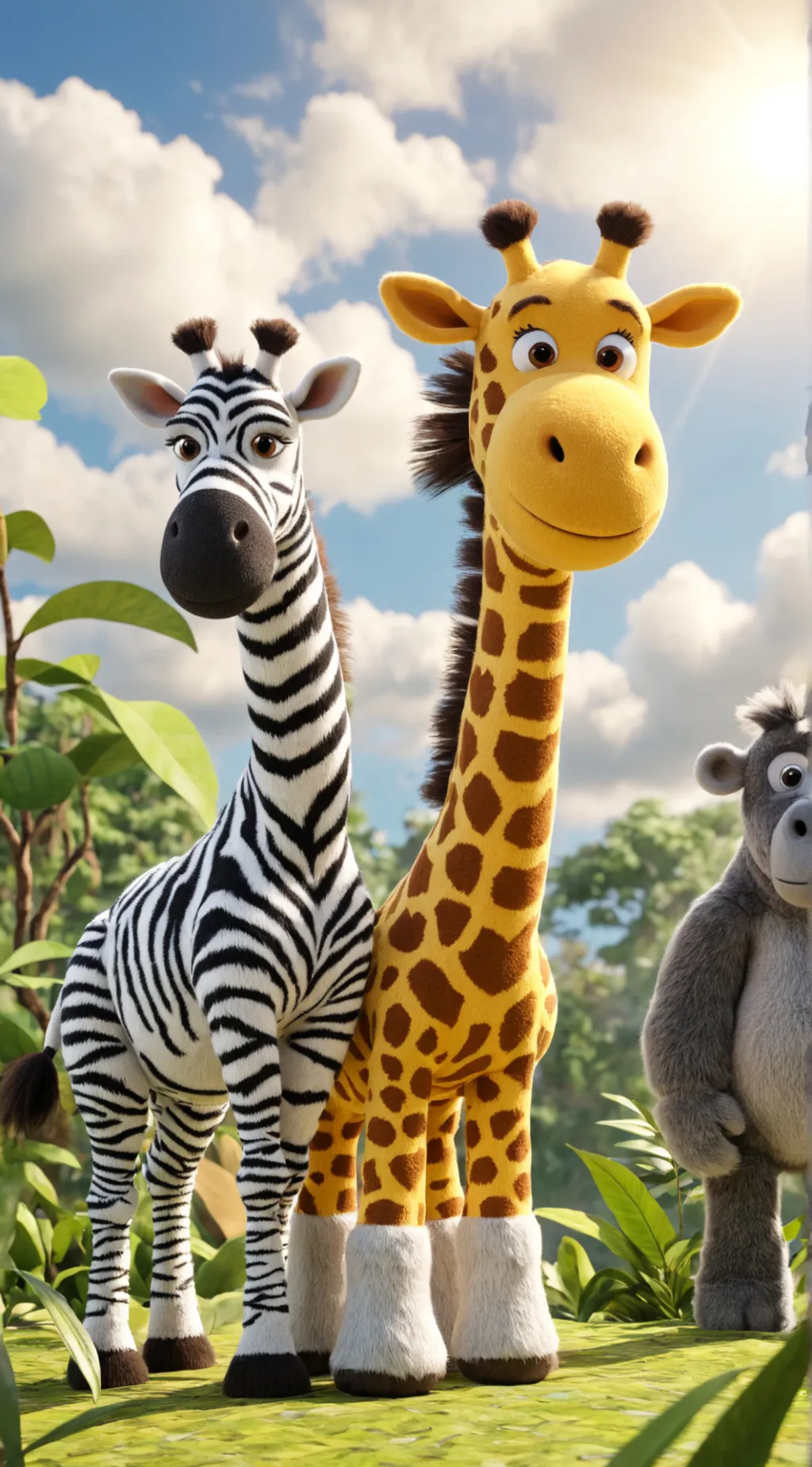 ai character: Giraffen-Affen background