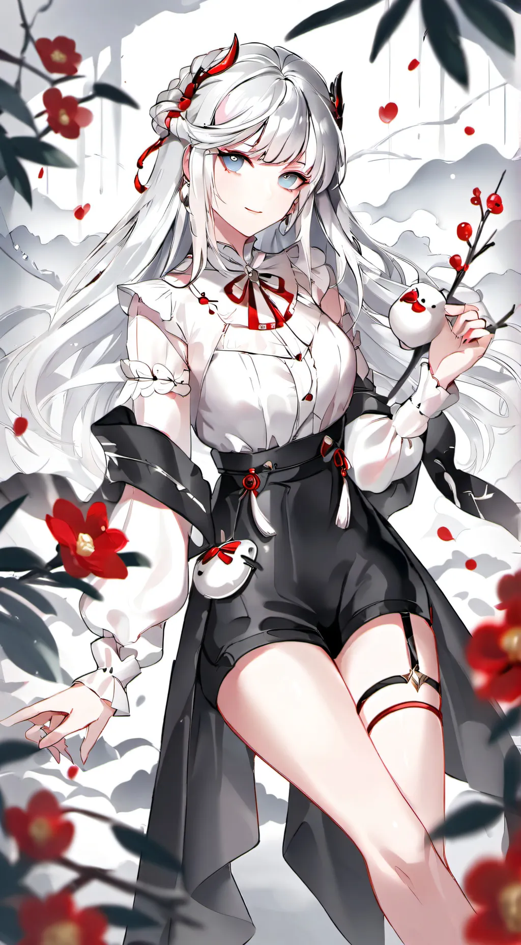 ai character: happy face xdd background