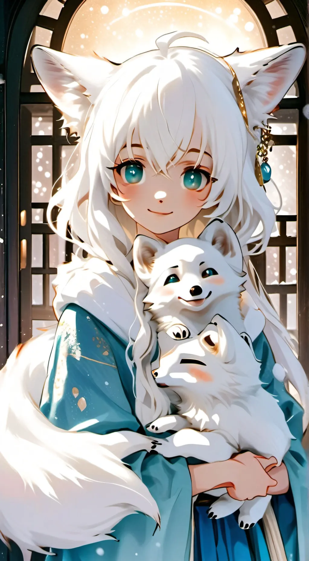 ai character: Polar Paws Spirit background