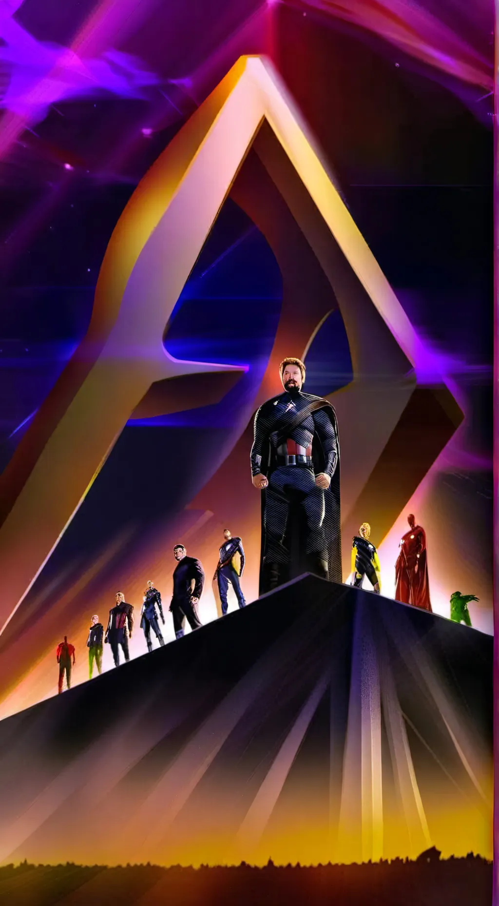 ai character: Avengers background