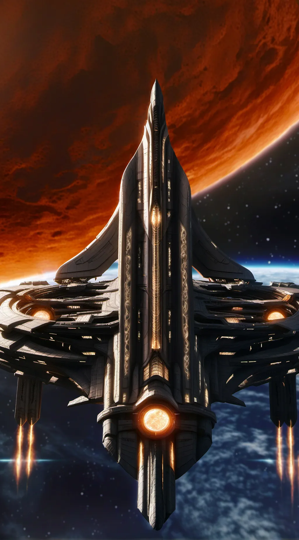 ai character: Space cruiser lore background