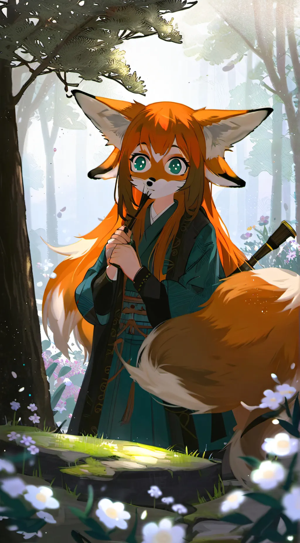 ai character: Volpina the Burrow background