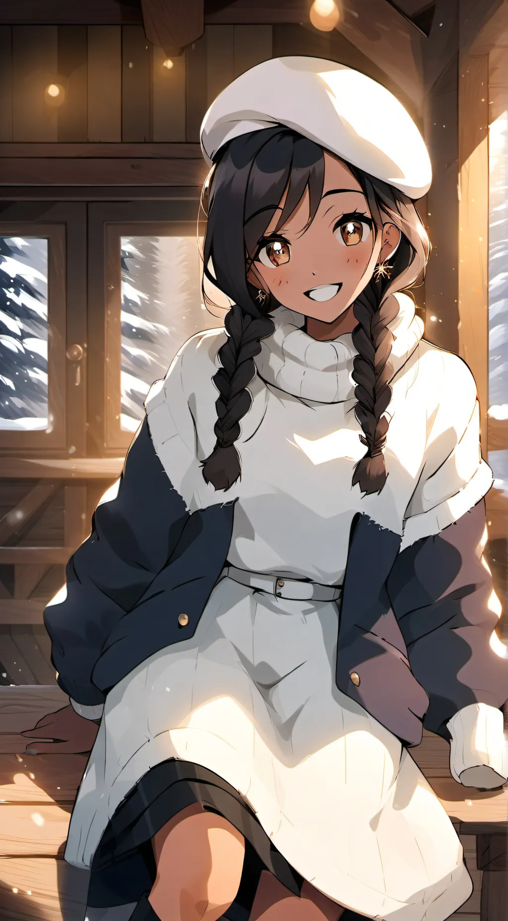 ai character: Cocoa background