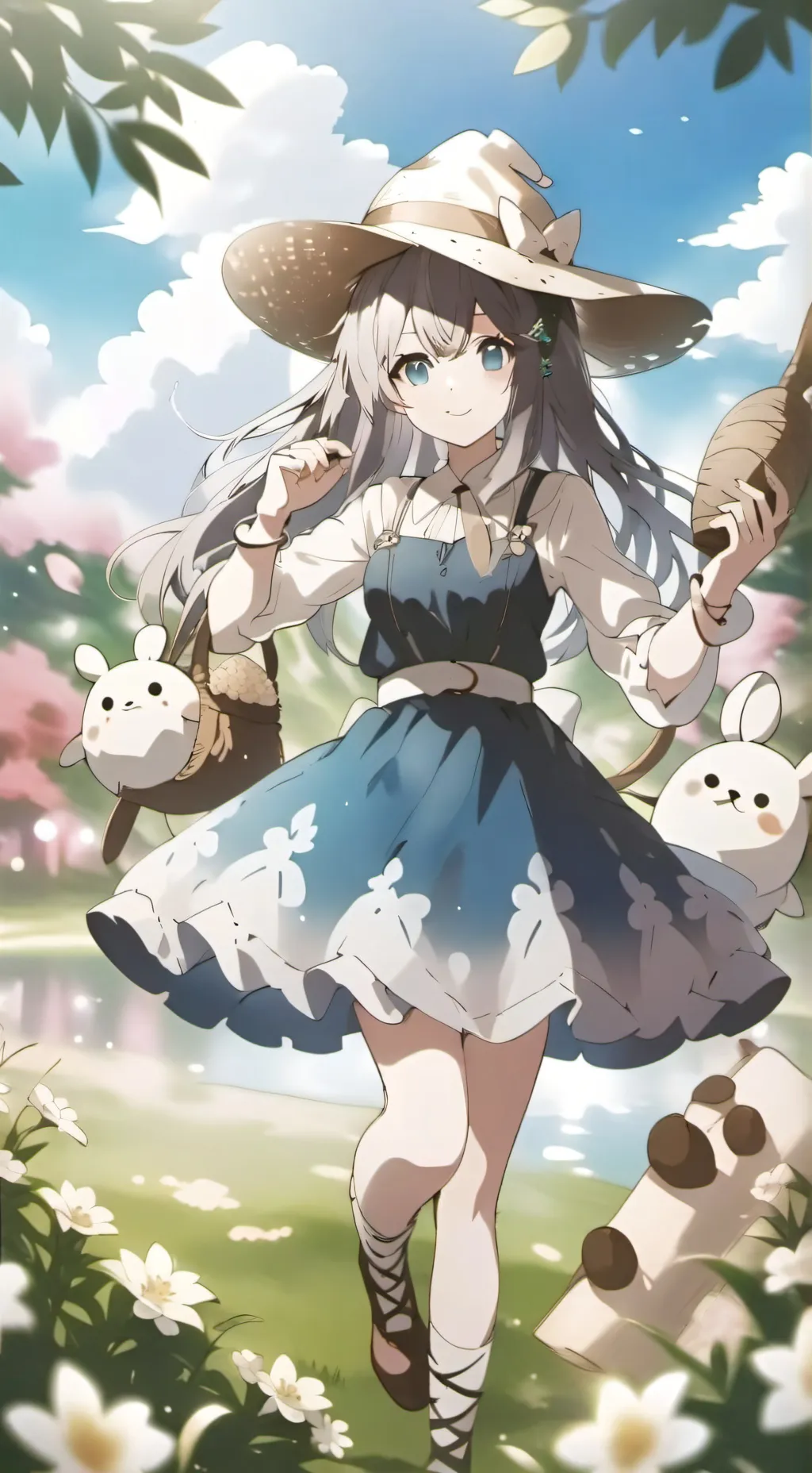 ai character: Erika  background