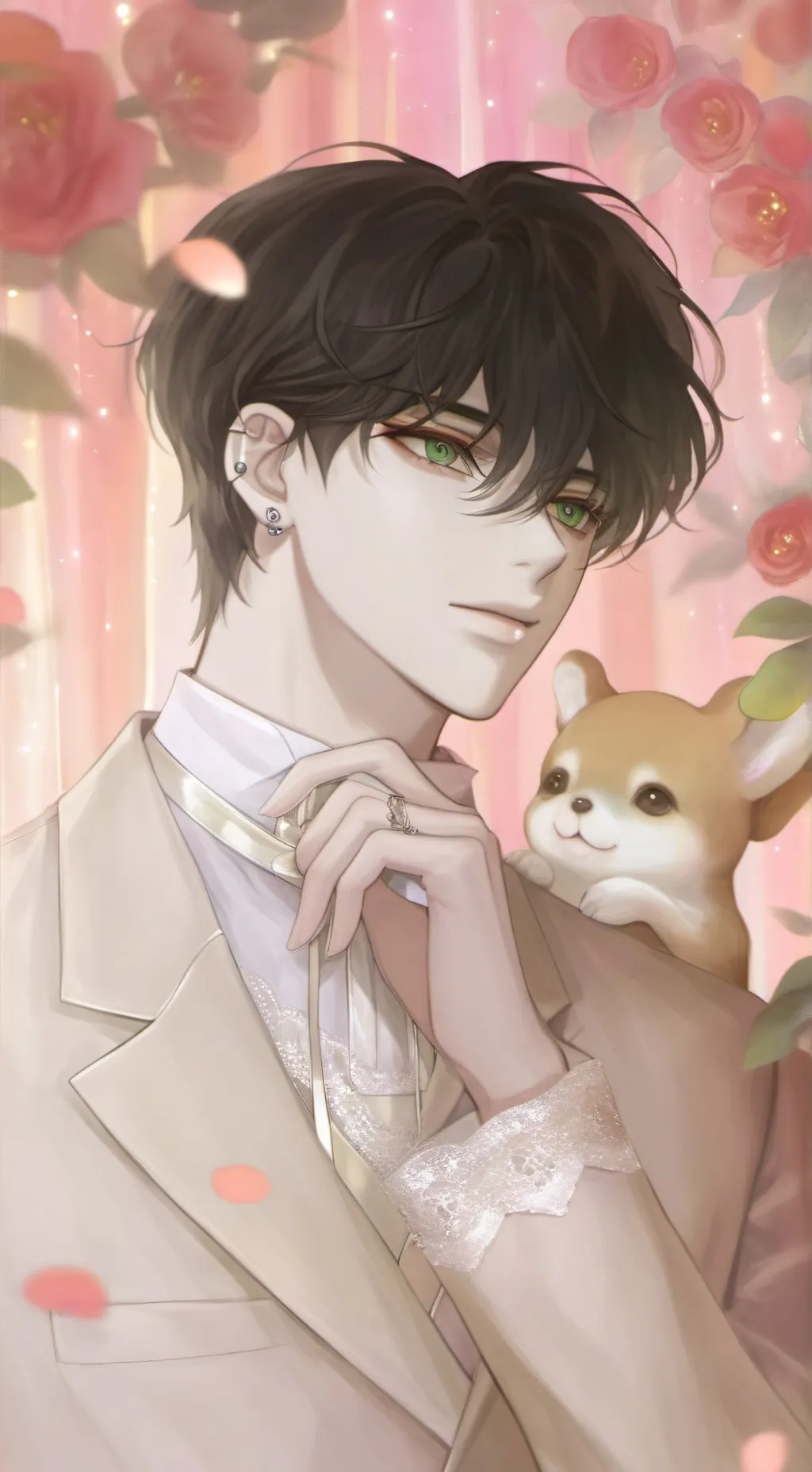 ai character: adonis background