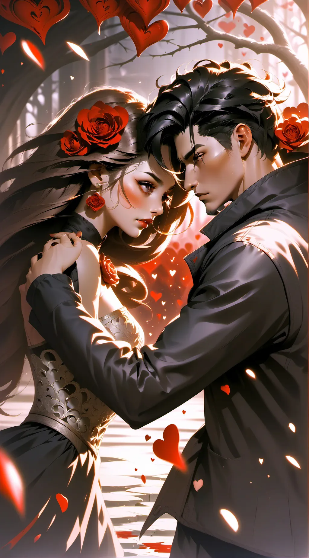 ai character: V-Day Hogwarts😰 background