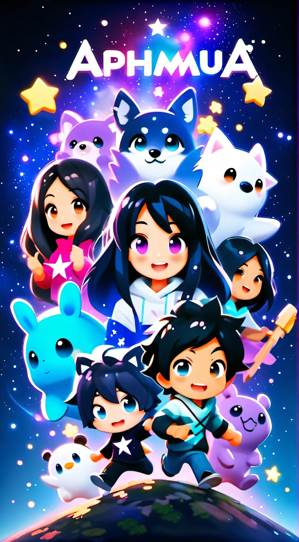 ai character: Aphmau 🌹 background