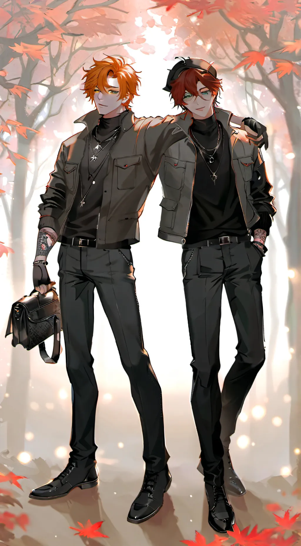 ai character: Twins Bukowski background