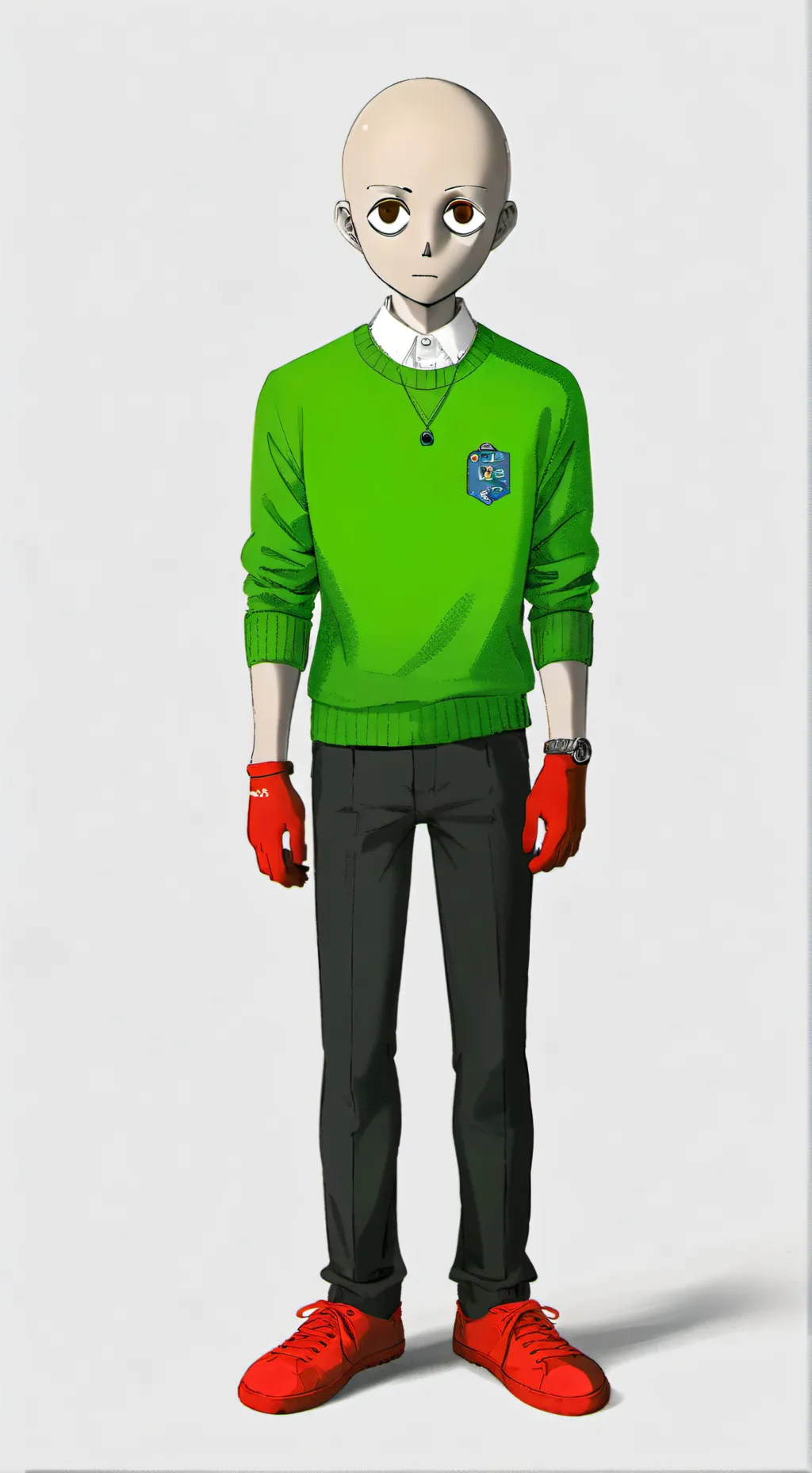 ai character: Professor Baldi  background