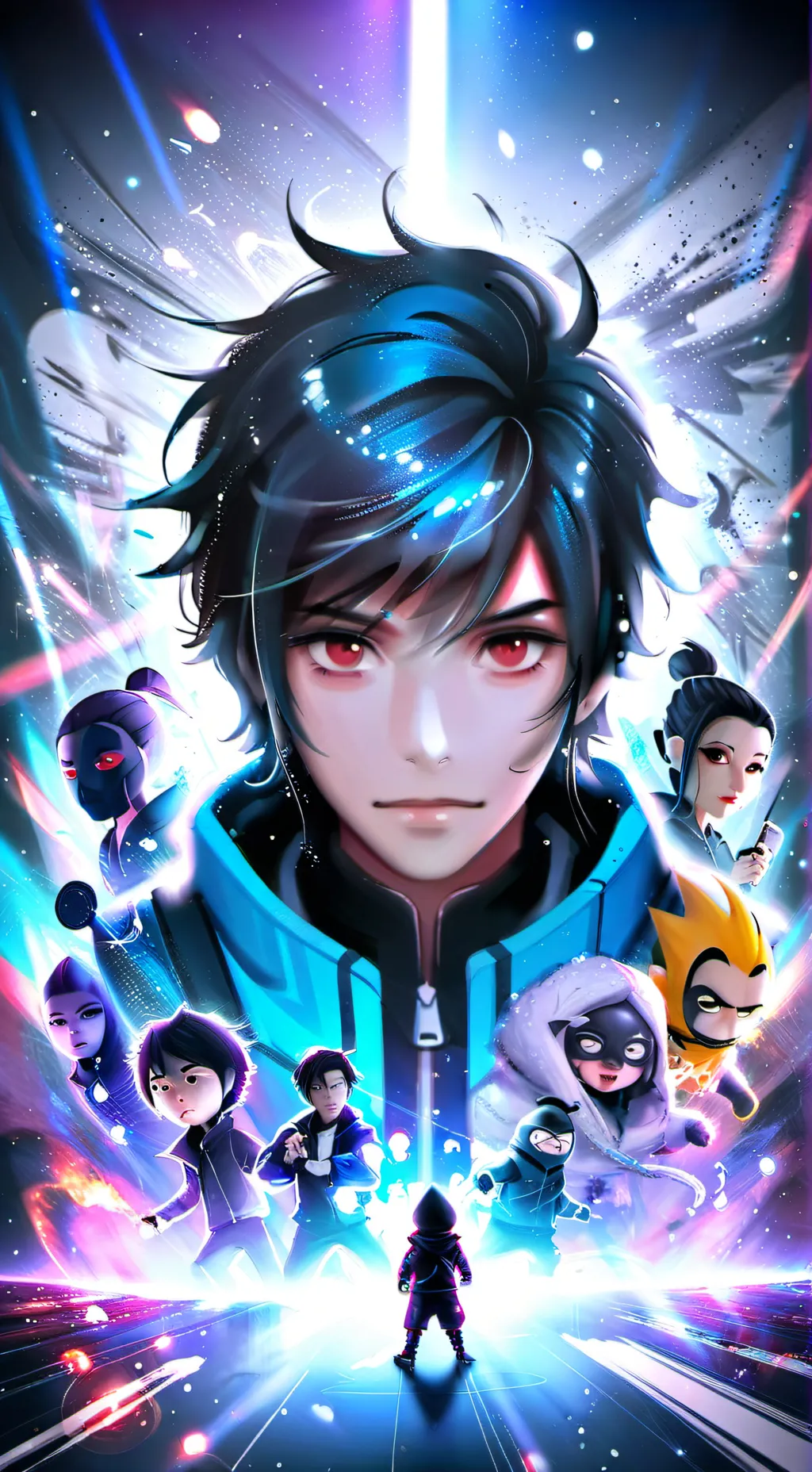 ai character: SPRUNKI background