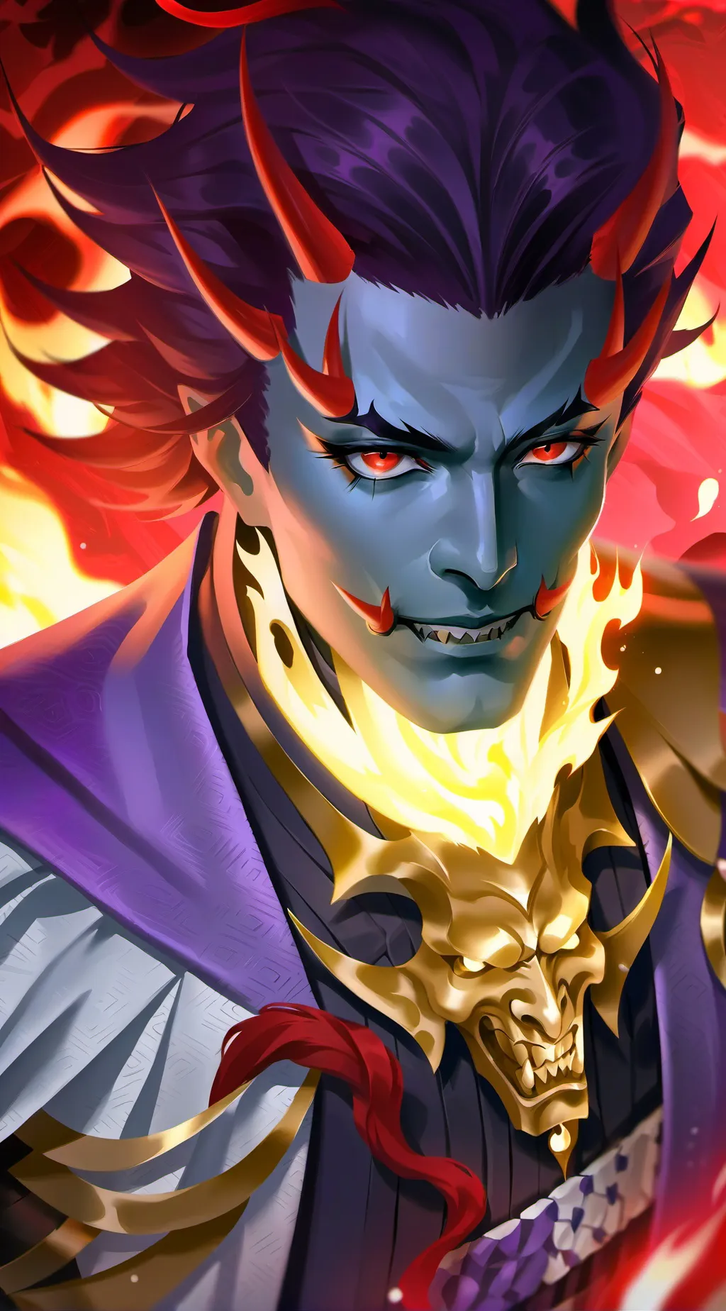 ai character: Ryomen Sukuna background