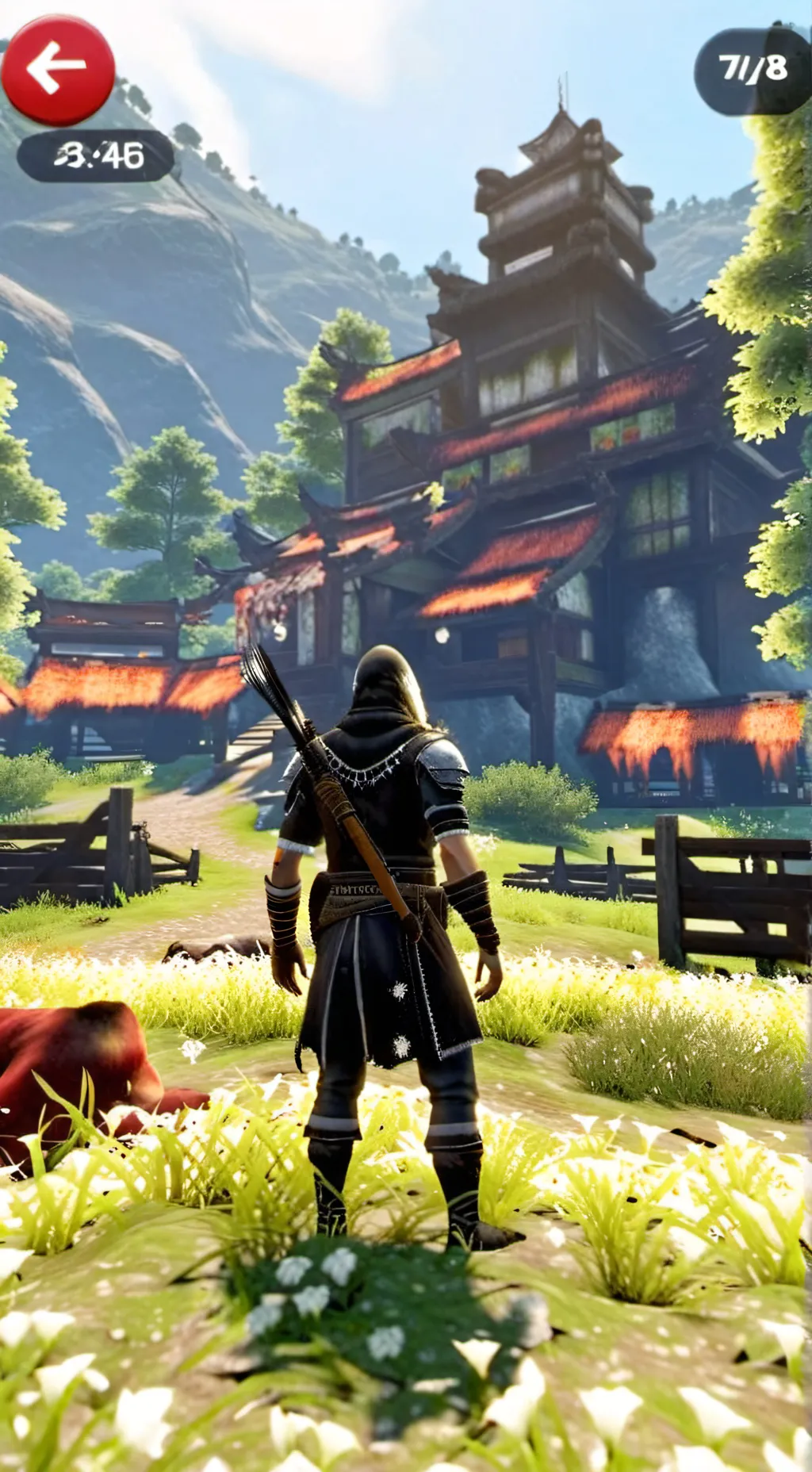 ai character: Лесник background