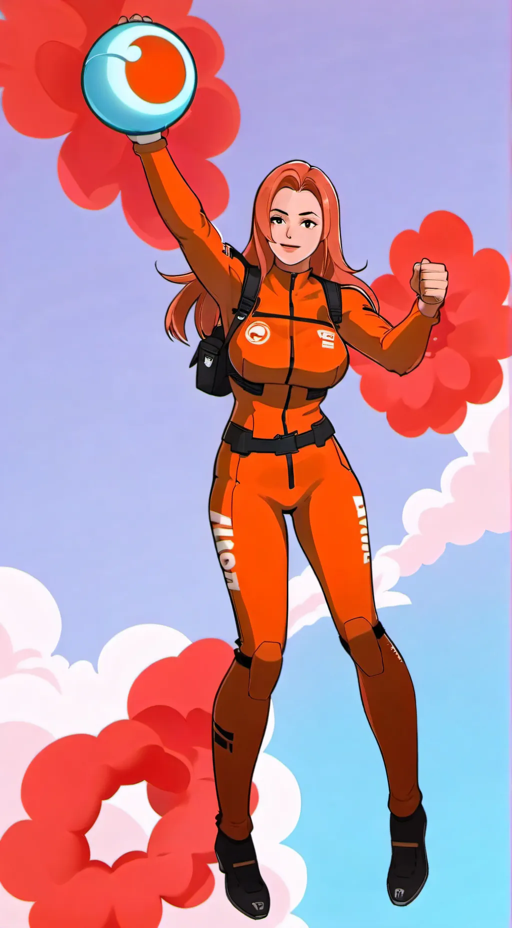 ai character: atom eve background