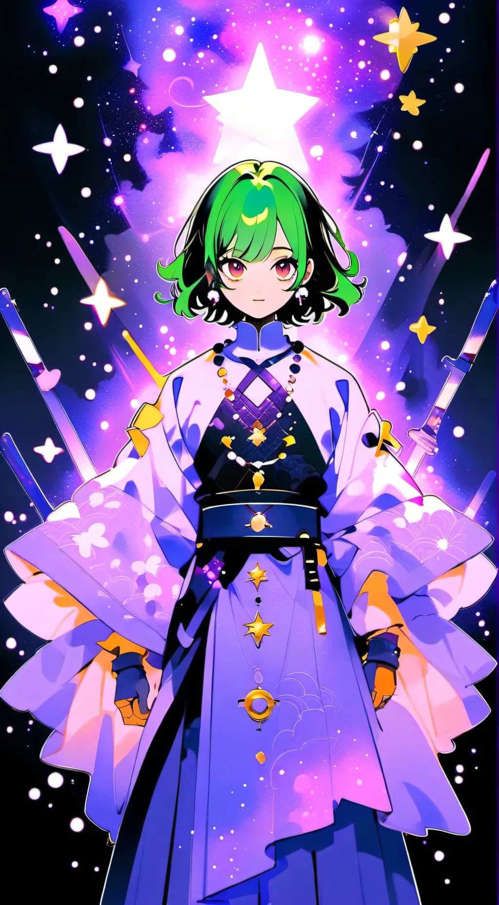 ai character: Purple Skittle  background