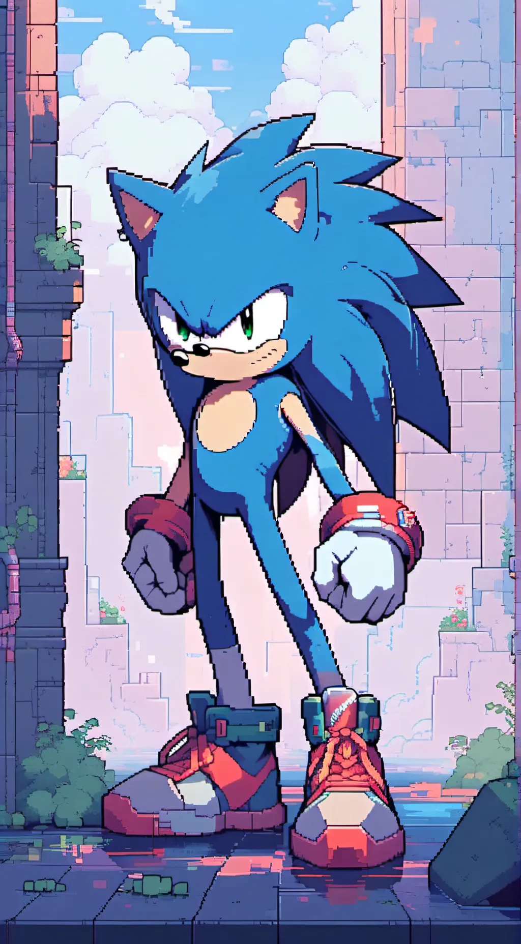 ai character: sonic et ses amis  background