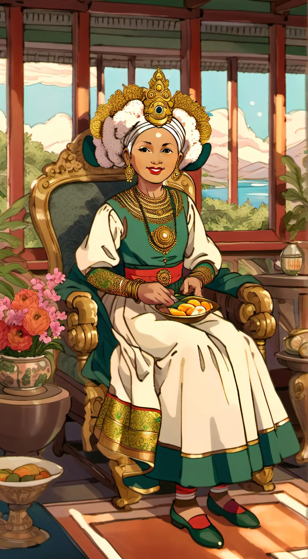 ai character: a really bedtime background