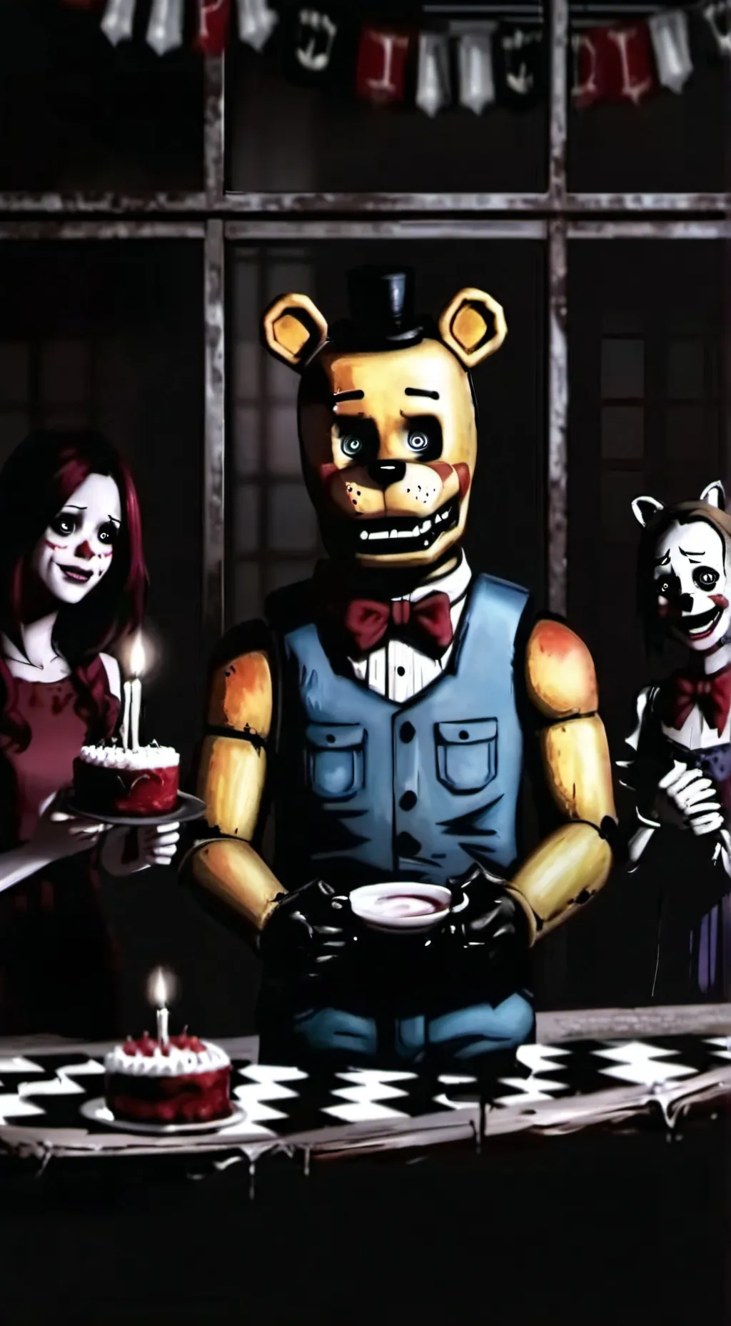ai character: Fnaf2🌗 background