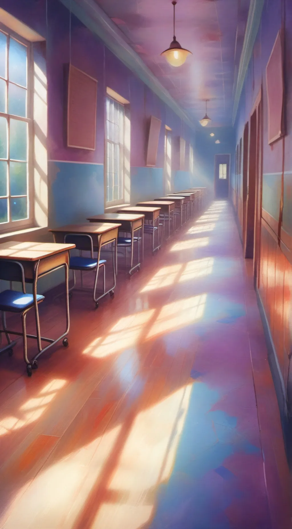 ai character: The Exit background