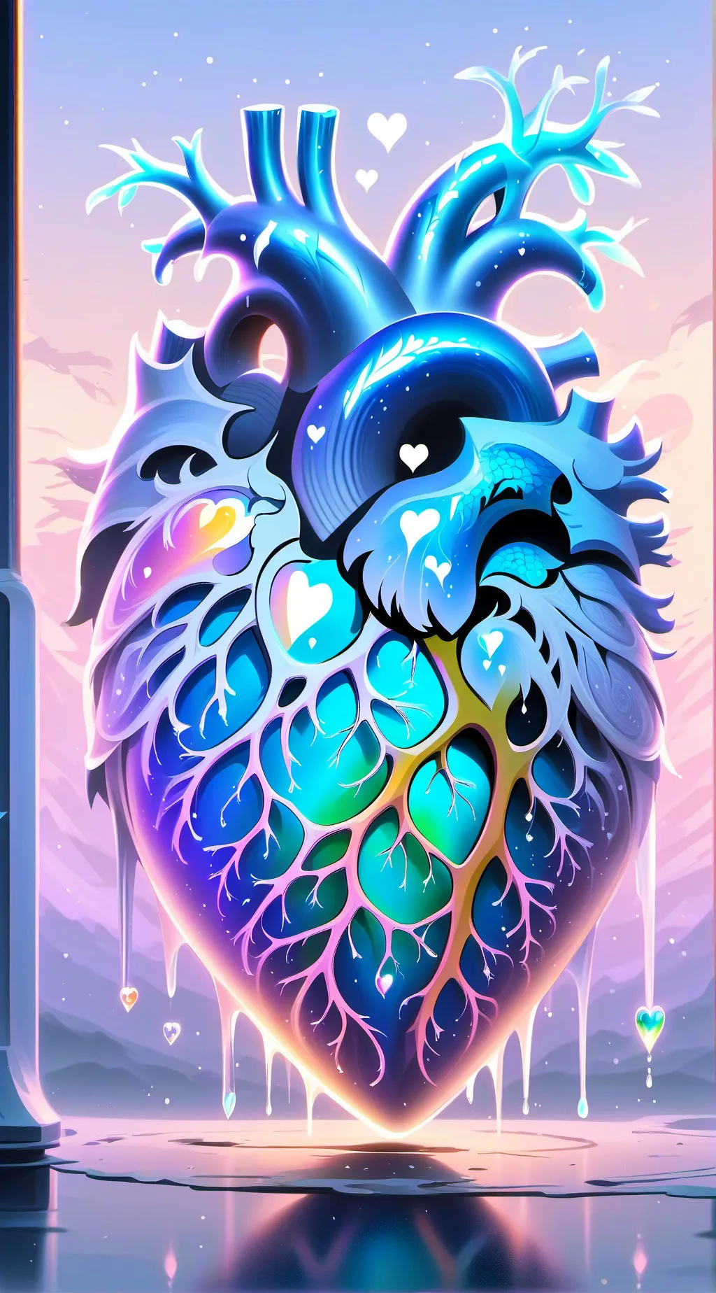 ai character: Mha Valentine! background