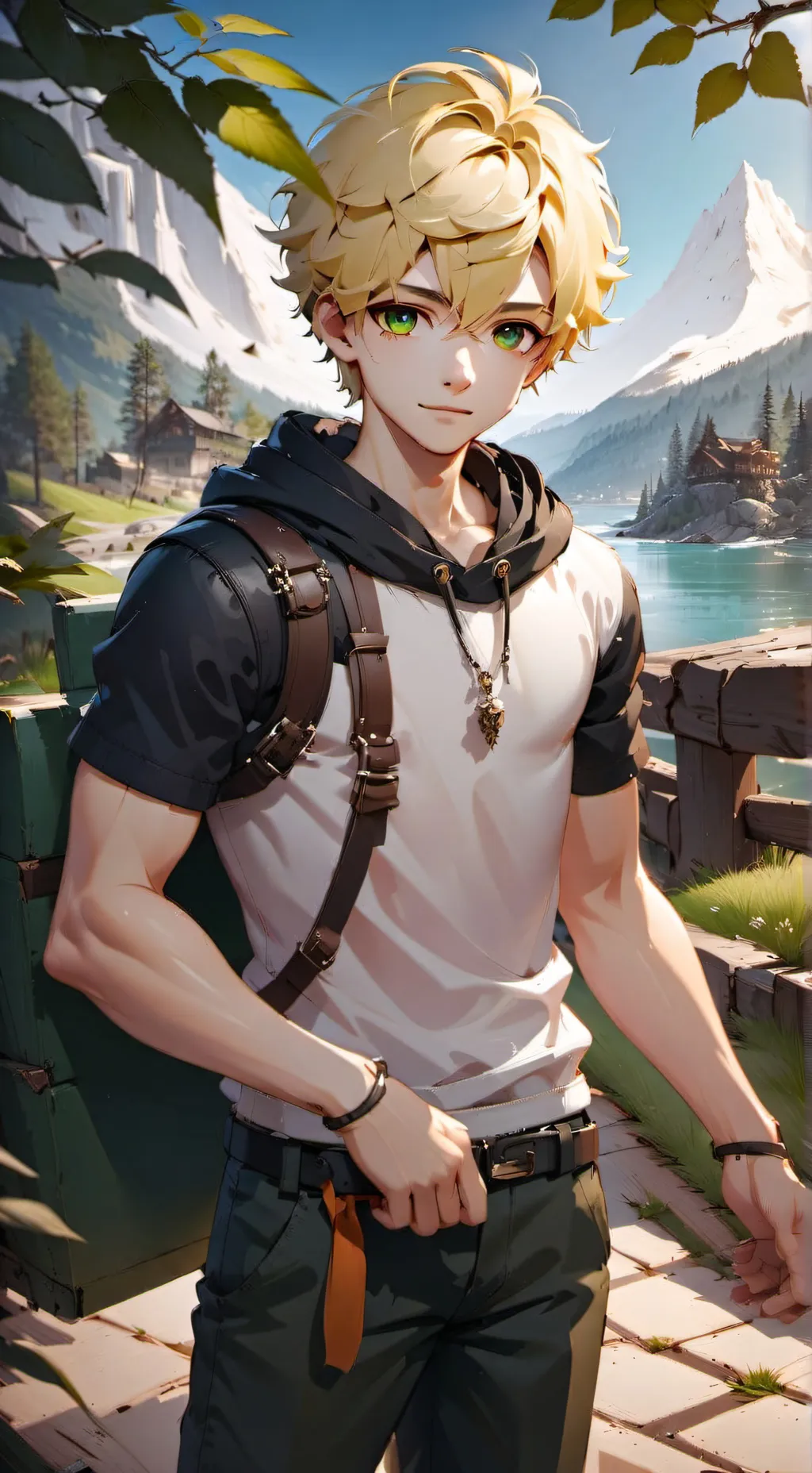 ai character: Kazuki background