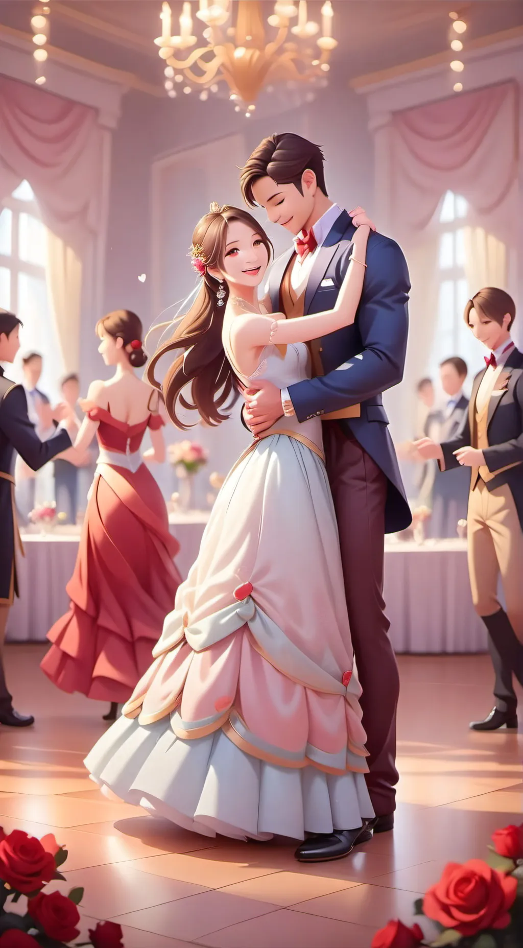 ai character: MHA Val dance!  background