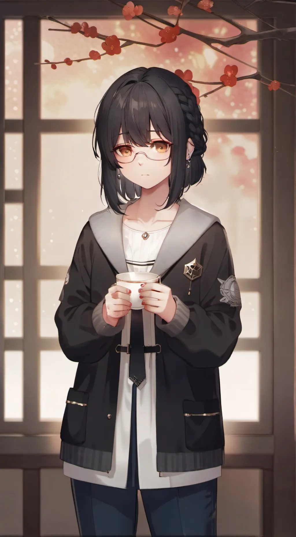 ai character: Амина background