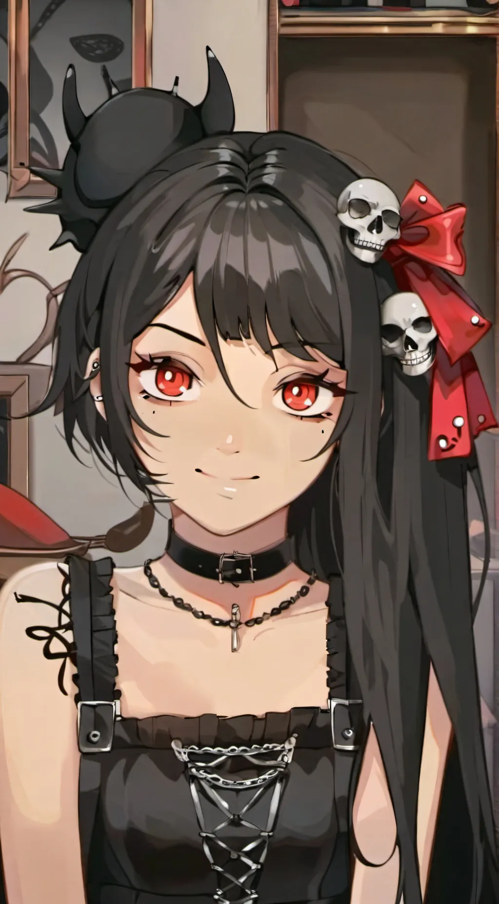 ai character: Evelyn Waltz (❤️) background