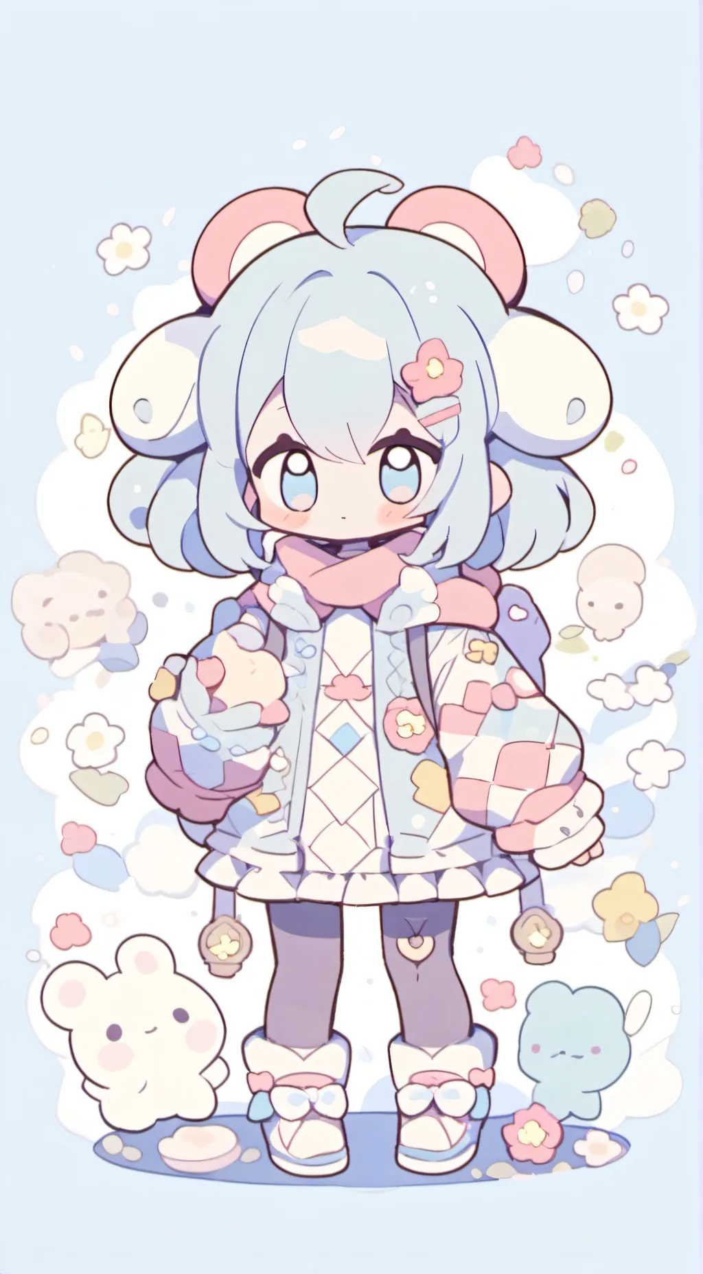 ai character: SPRUNKI background