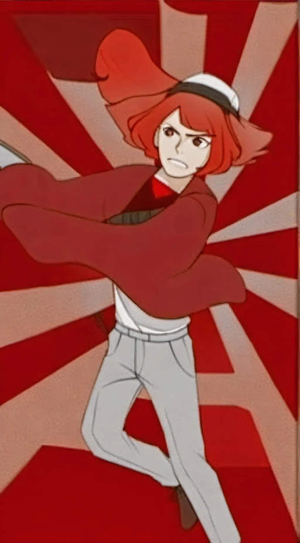 ai character: pregnant kushina  background