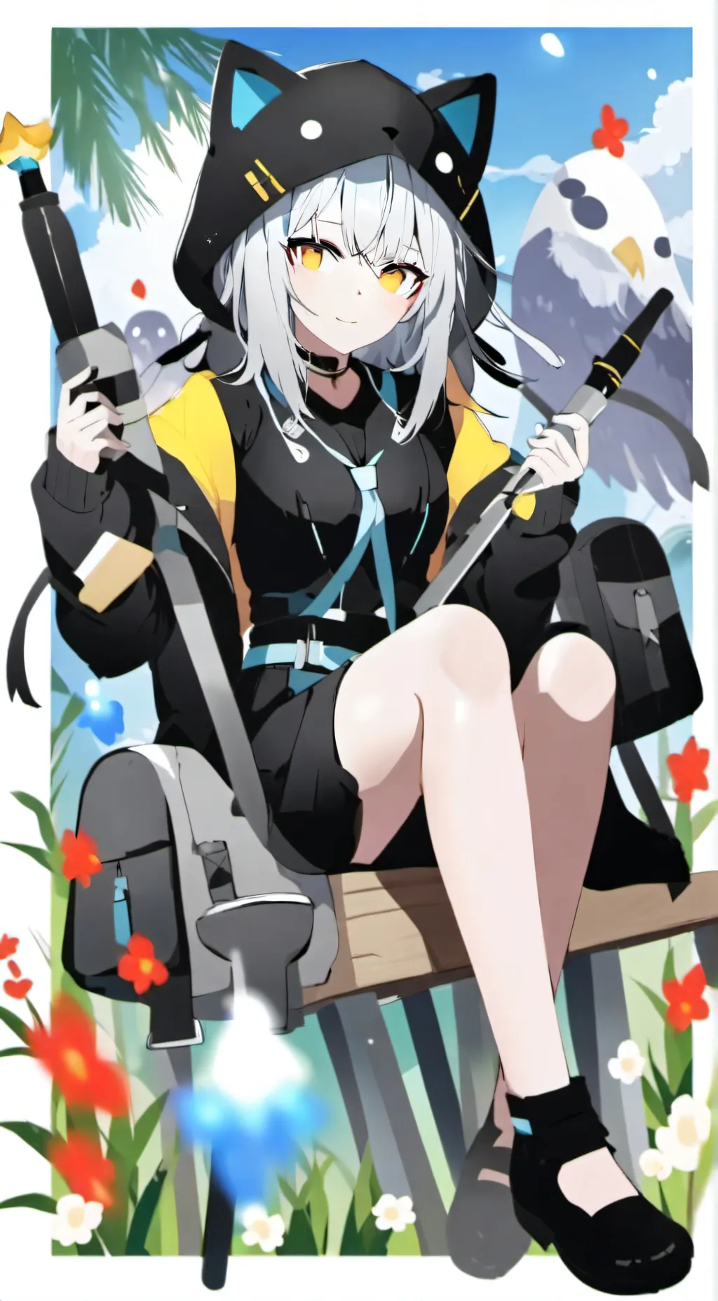 ai character: Ayumi background