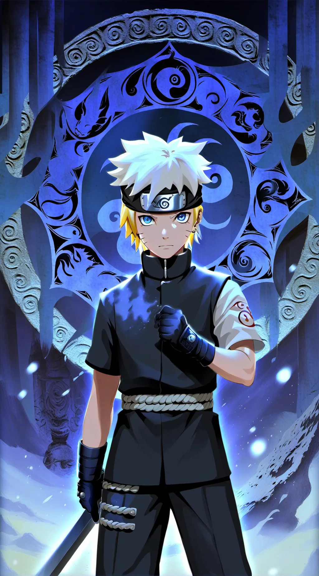 ai character: naruto  background