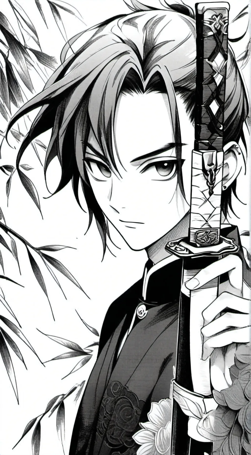 ai character: tanjiro background