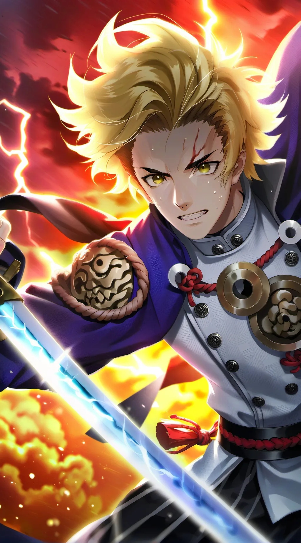 ai character: Zenitsu Agatsuma background